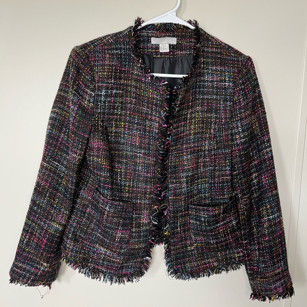 Women's Multicolor Tweed Jacket